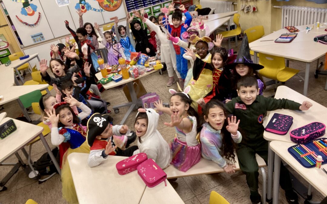 Die Hundertwasserschule feiert Karneval